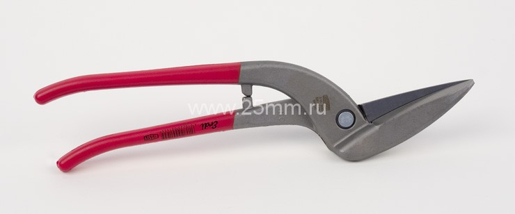 Ножницы для прямого реза "Пеликан" (rot) ERDI 300 мм (правые)