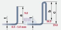 ролики для вертикального и двойного вертикального фальца по н/рж стали 0,5-1,0 мм
