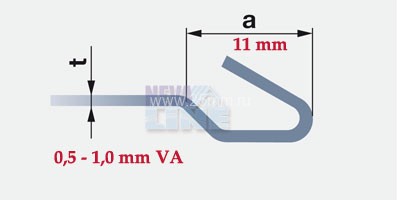 ролики для лежачего фальца на RAS 22.09 (н/рж. сталь 0,5-1,0 мм)