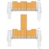 компактный прямоугольный  и Т-образный опорные столы