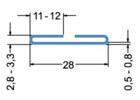 ролики для сдвижного фальца на RAS 22.07 (0,5-1,0 мм)