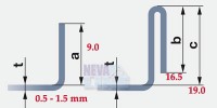 ролики для вертикального и двойного вертикального фальца на RAS 22.09 (0,5-1,5 мм)