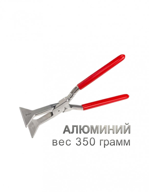 клещи STUBAI прямые для конвертов 80 мм алюминиевые 282871